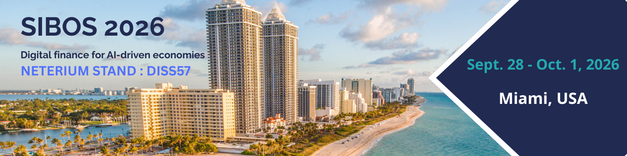 ​Neterium at SIBOS 2026 - Miami, USA