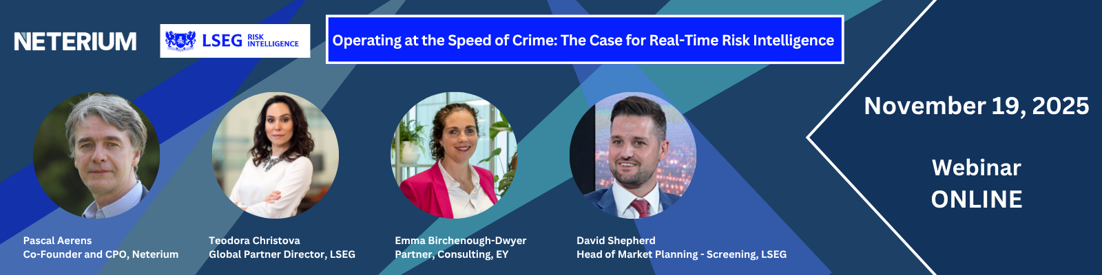 Meet the experts : Operating at the speed of crime: The case for Real-Time Risk Intelligence