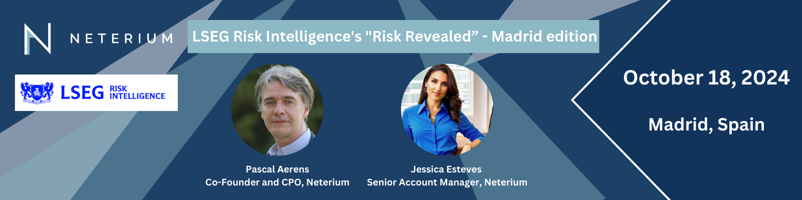 Neterium takes part in LSEG Risk Intelligence's "Risk Revealed" - Madrid edition